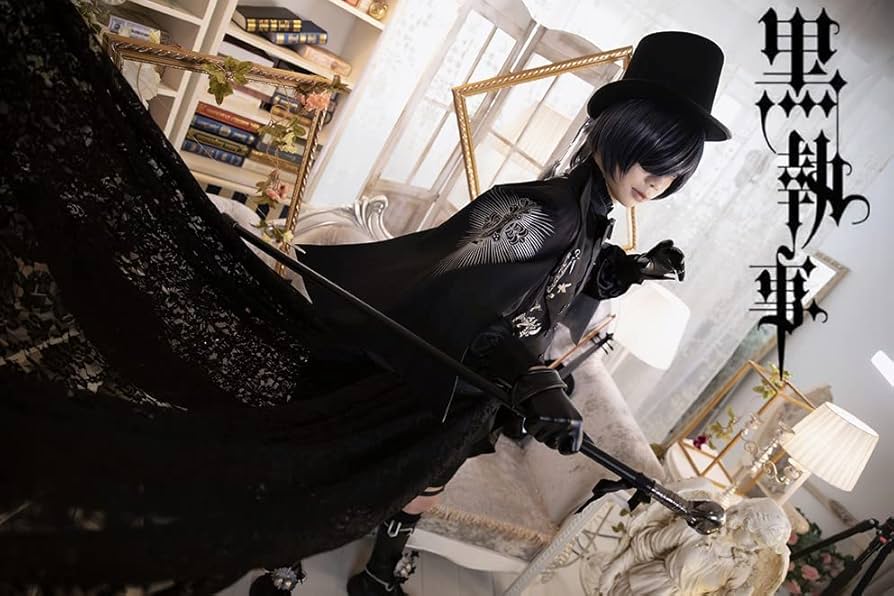 黒執事　Sサイズ　シエル　コスプレ　15周年　ウィッグ付き 三分妄想 黒執事 コスプレ シエル・ファントムハイヴ 15周年礼服